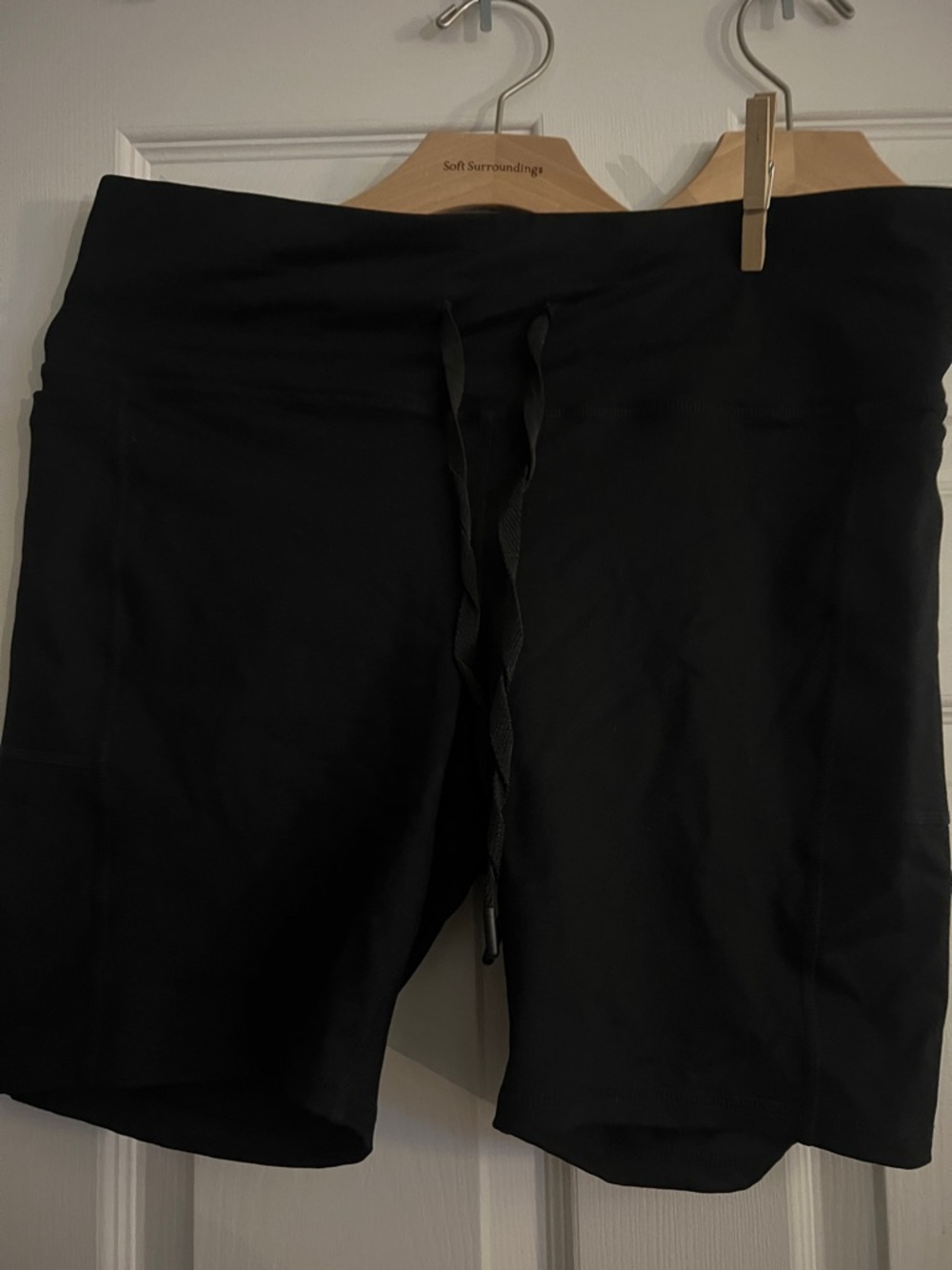 Women’s Black Performance Drawstring Shorts